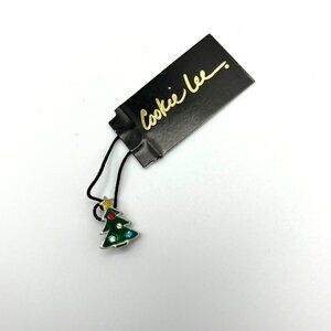 Vintage Cookie Lee Christmas Tree‎ Charm for Necklace NEW